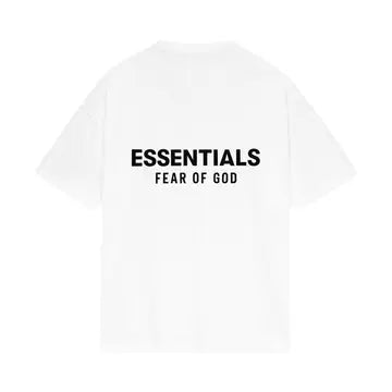 Fear of God Essentials Classic Fit T-Shirt: Pure White, Soft Cotton, Iconic Style