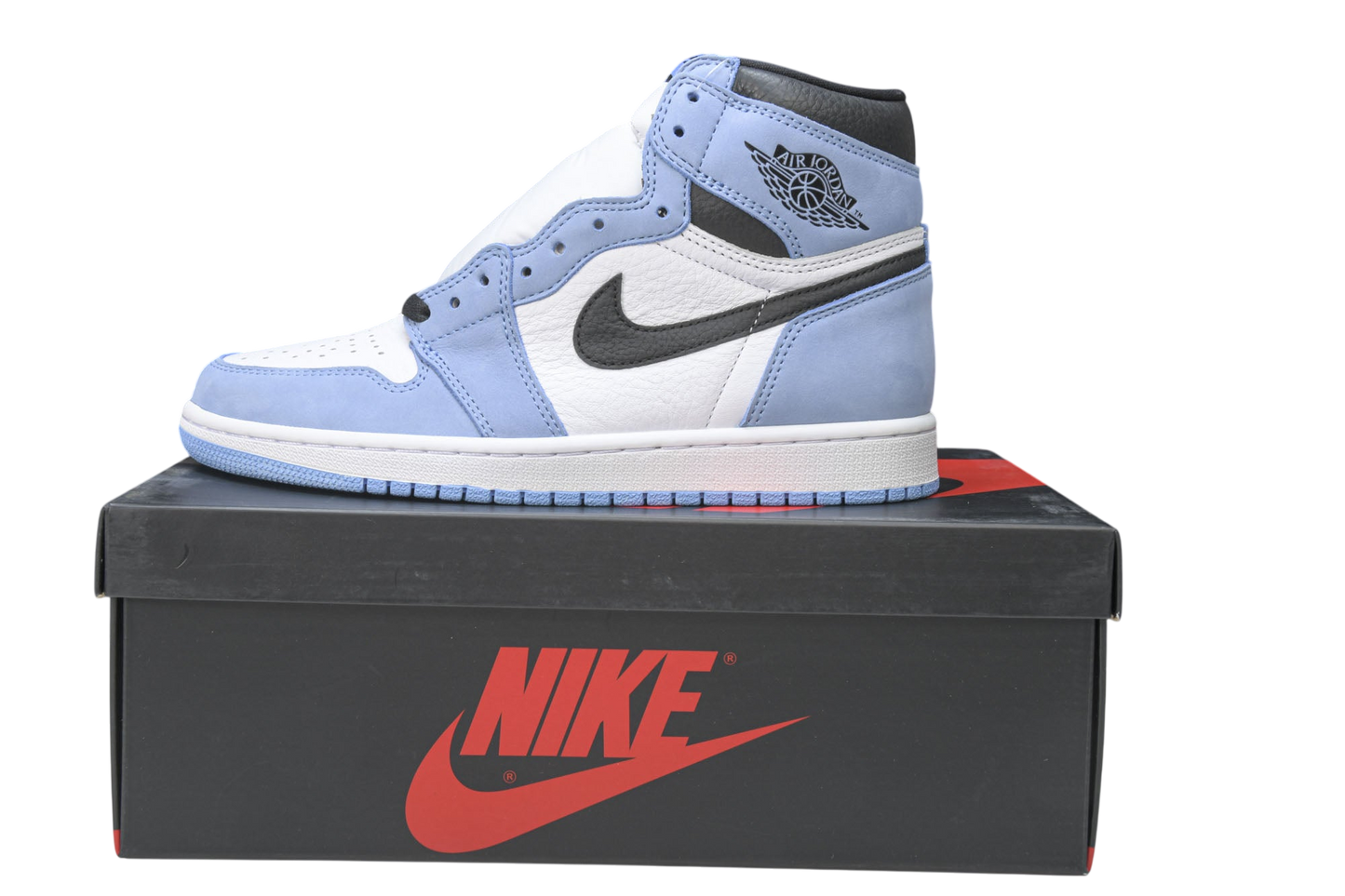 Air Jordan 1 Retro High University Blue Black White Iconic Sneakers