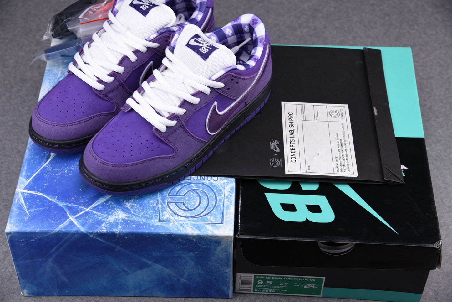 Nike SB Dunk Low Concepts Purple Lobster Limited Edition Skate Shoes