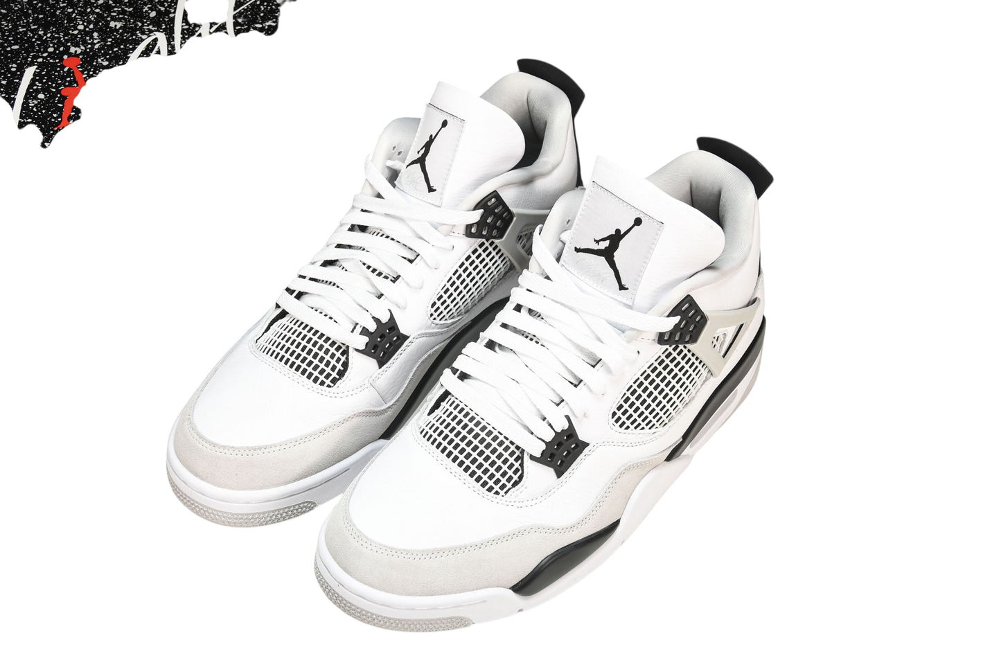 Iconic Air Jordan 4 Retro Military Black Sneakers: Classic Style & Comfort