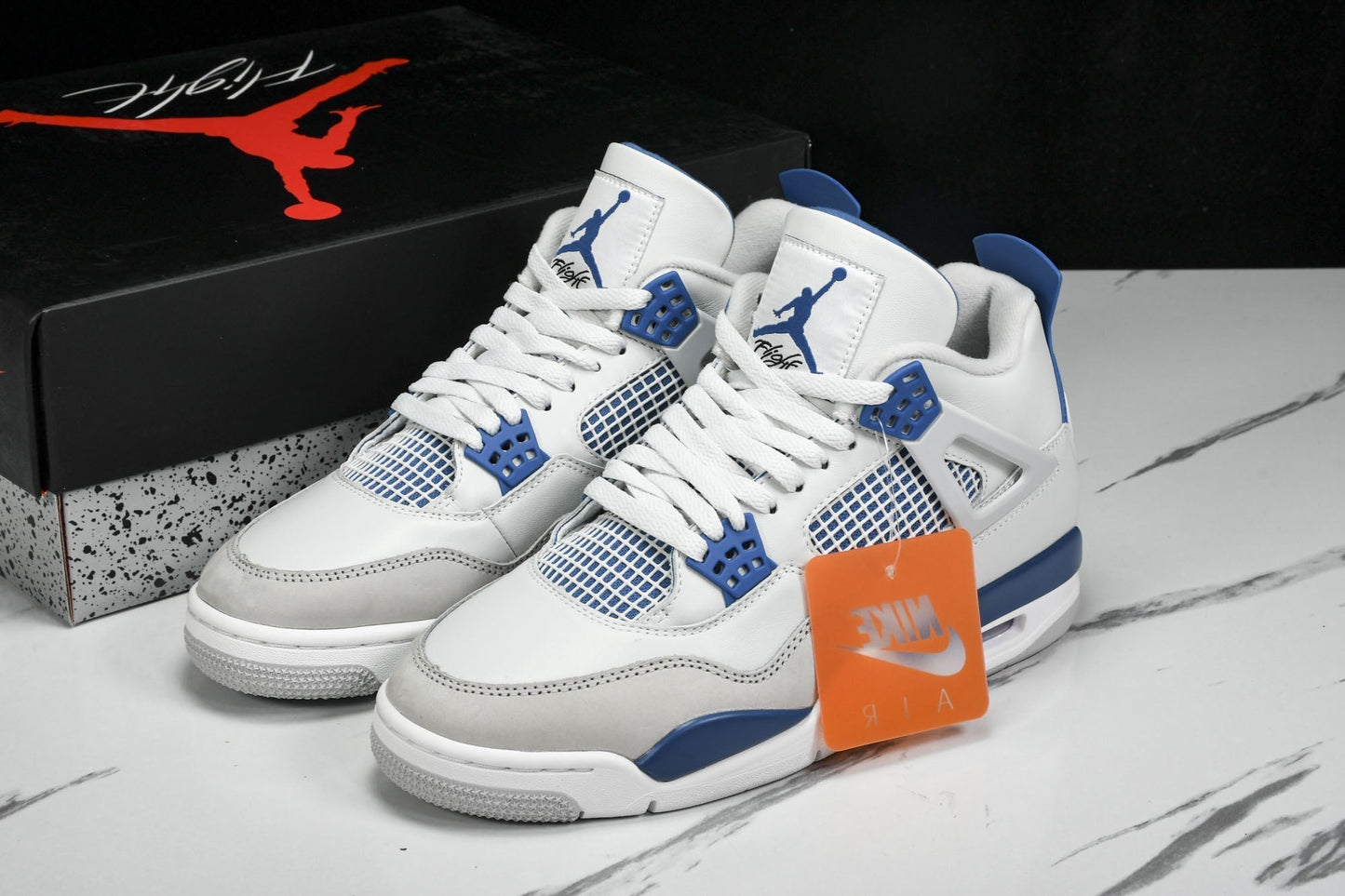 Iconic Air Jordan 4 Retro Military Blue 2024 Edition Lifestyle Sneakers