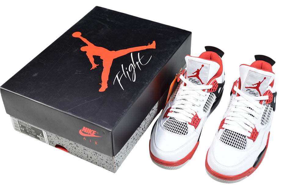 Air Jordan 4 Retro Fire Red 2020 Iconic Basketball Streetwear Sneakers