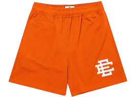 Eric Emanuel EE Orange Mesh Shorts: Premium Athletic Comfort & Style