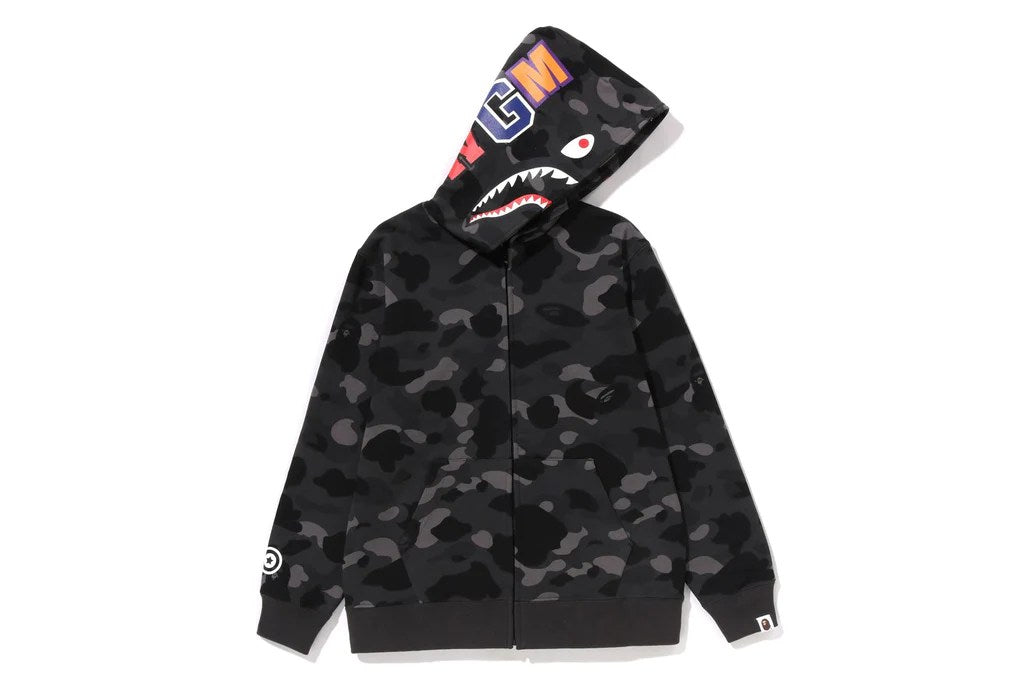 BAPE WGM Full Zip Hoodie: Iconic Shark Camo, Premium Streetwear Comfort