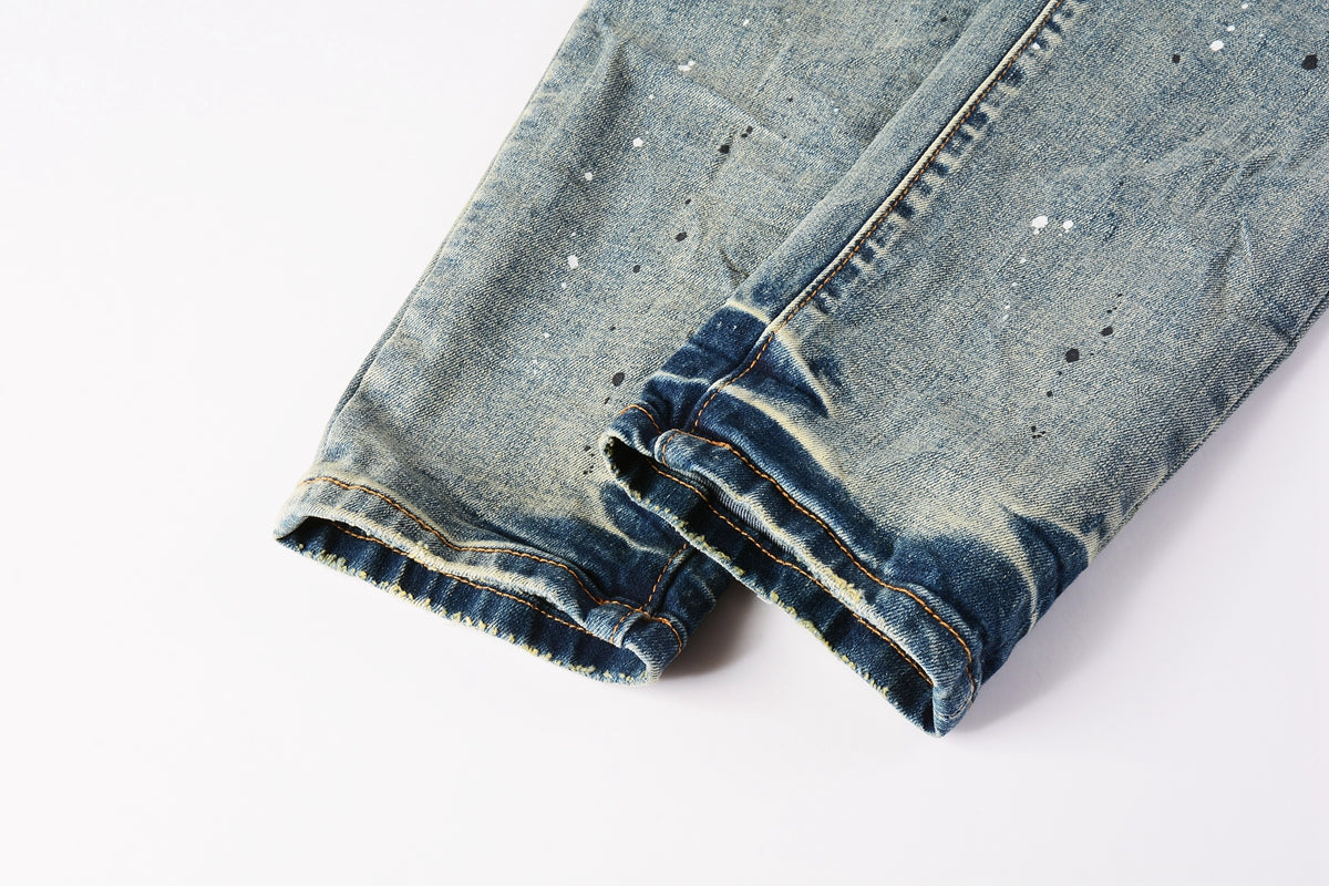 Purple Slim Fit Jeans