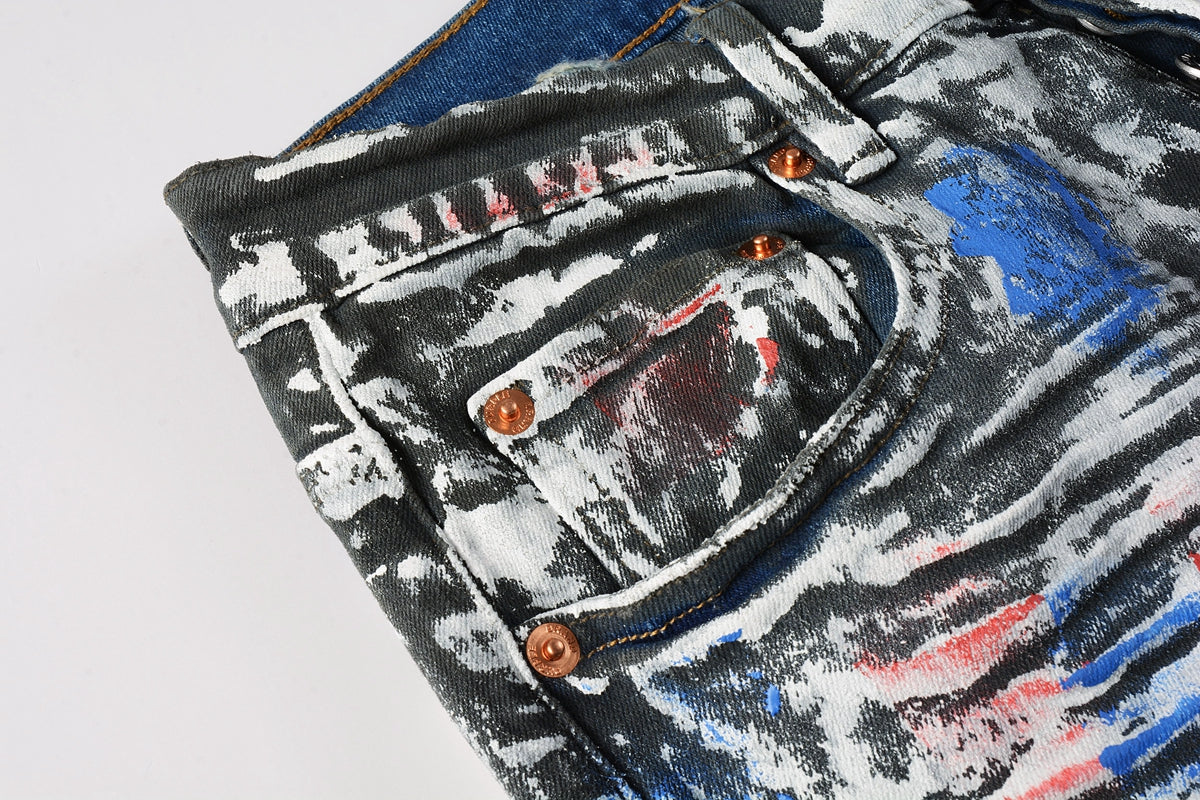 Purple Designer Jeans