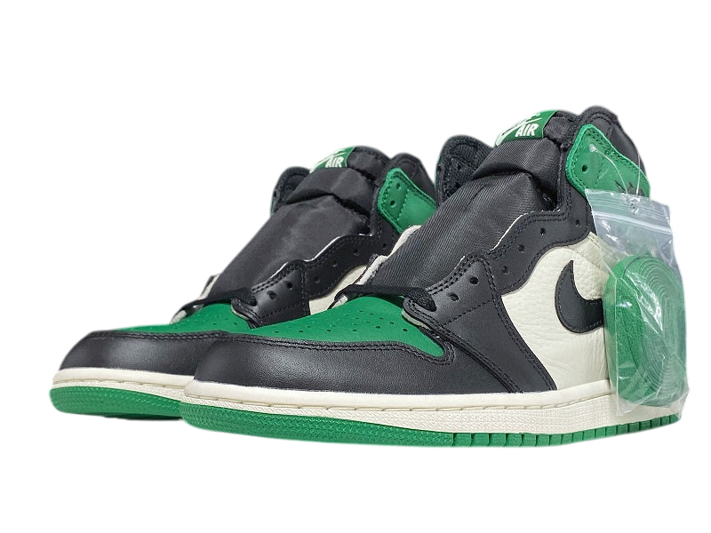 Air Jordan 1 Retro High Pine Green Premium Leather Iconic Sneakers