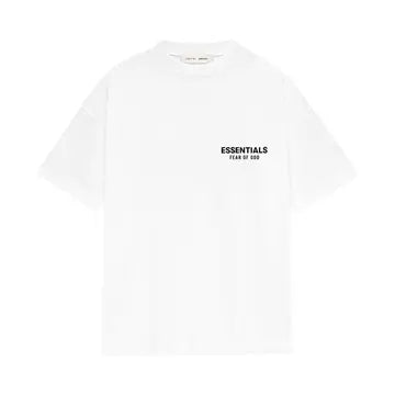 Fear of God Essentials Classic Fit T-Shirt: Pure White, Soft Cotton, Iconic Style
