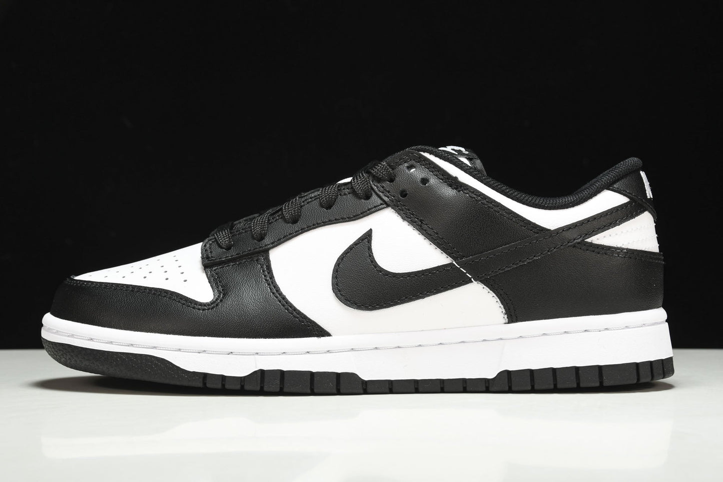 Iconic Nike Dunk Low Panda Sneakers: Classic Black White Retro Style Footwear