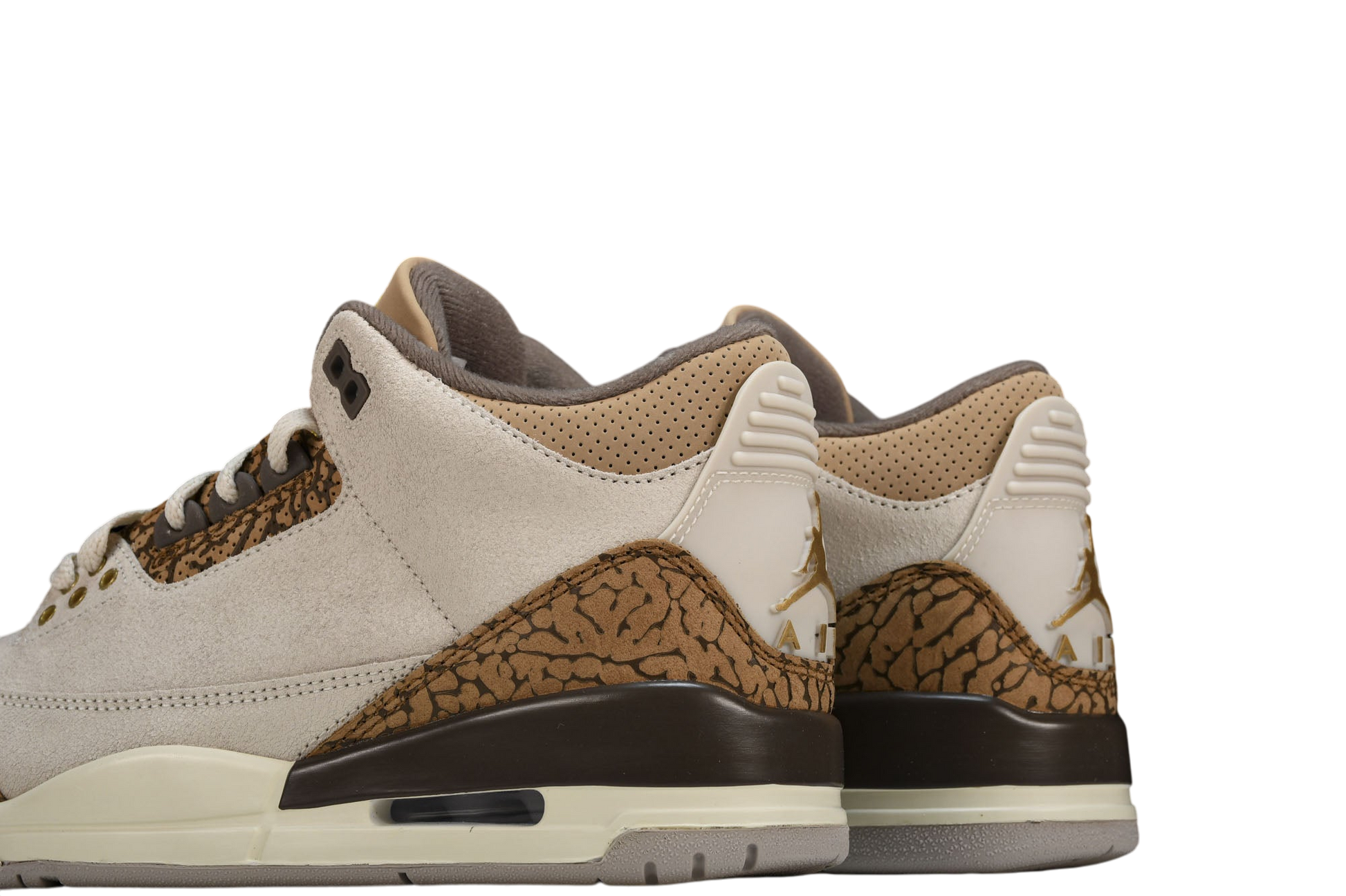Air Jordan 3 Retro Palomino Sneakers: Premium Leather, Iconic Style, Supreme Comfort