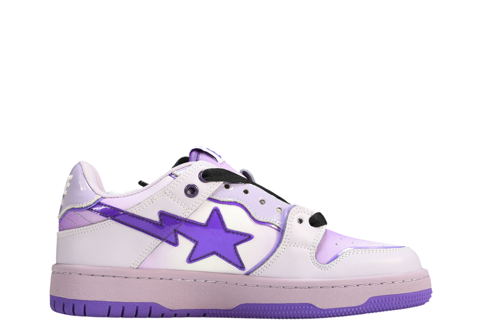A Bathing Ape Bape SK8 Sta Purple Sneakers - Iconic Streetwear Style