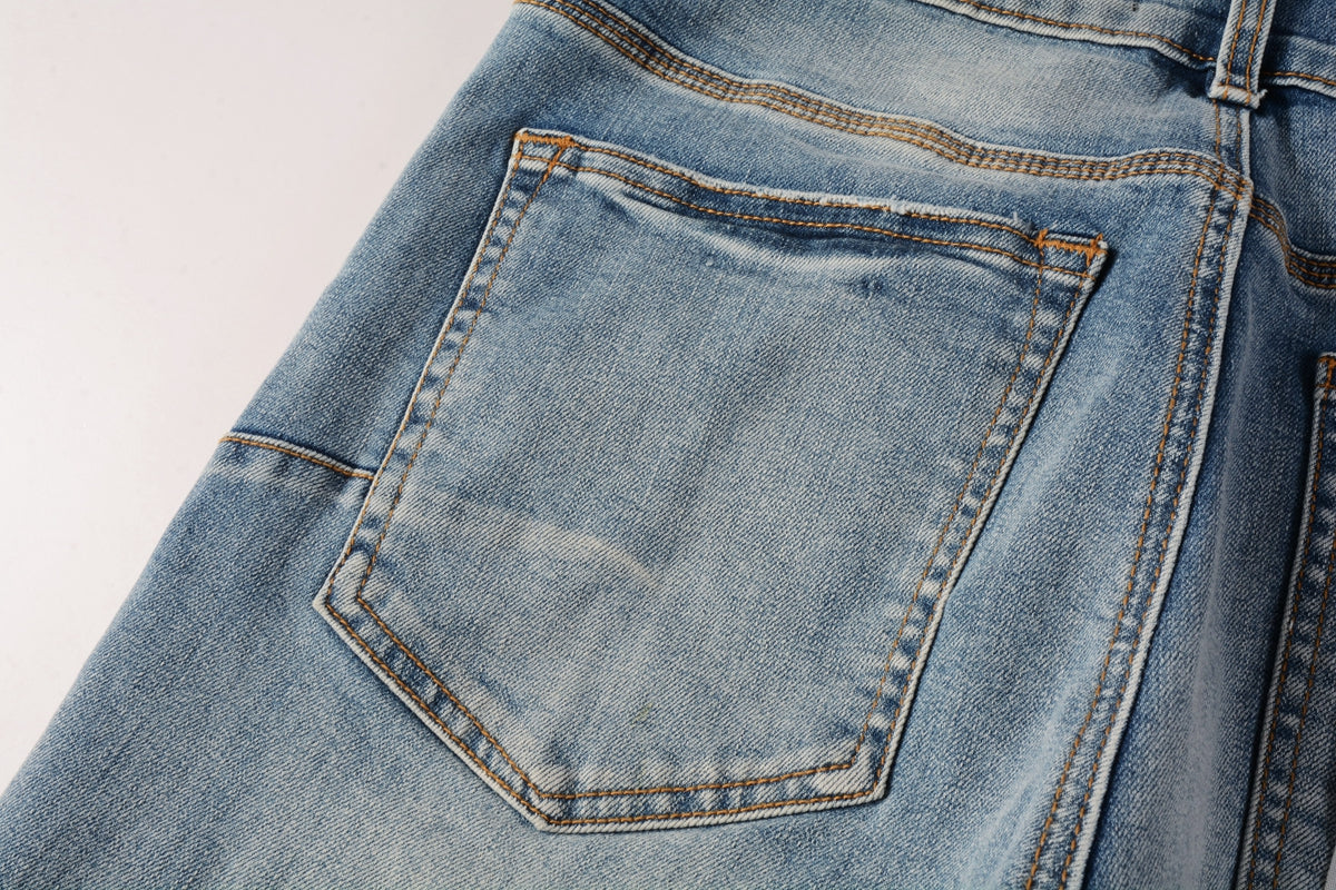 Purple High Waist Jeans