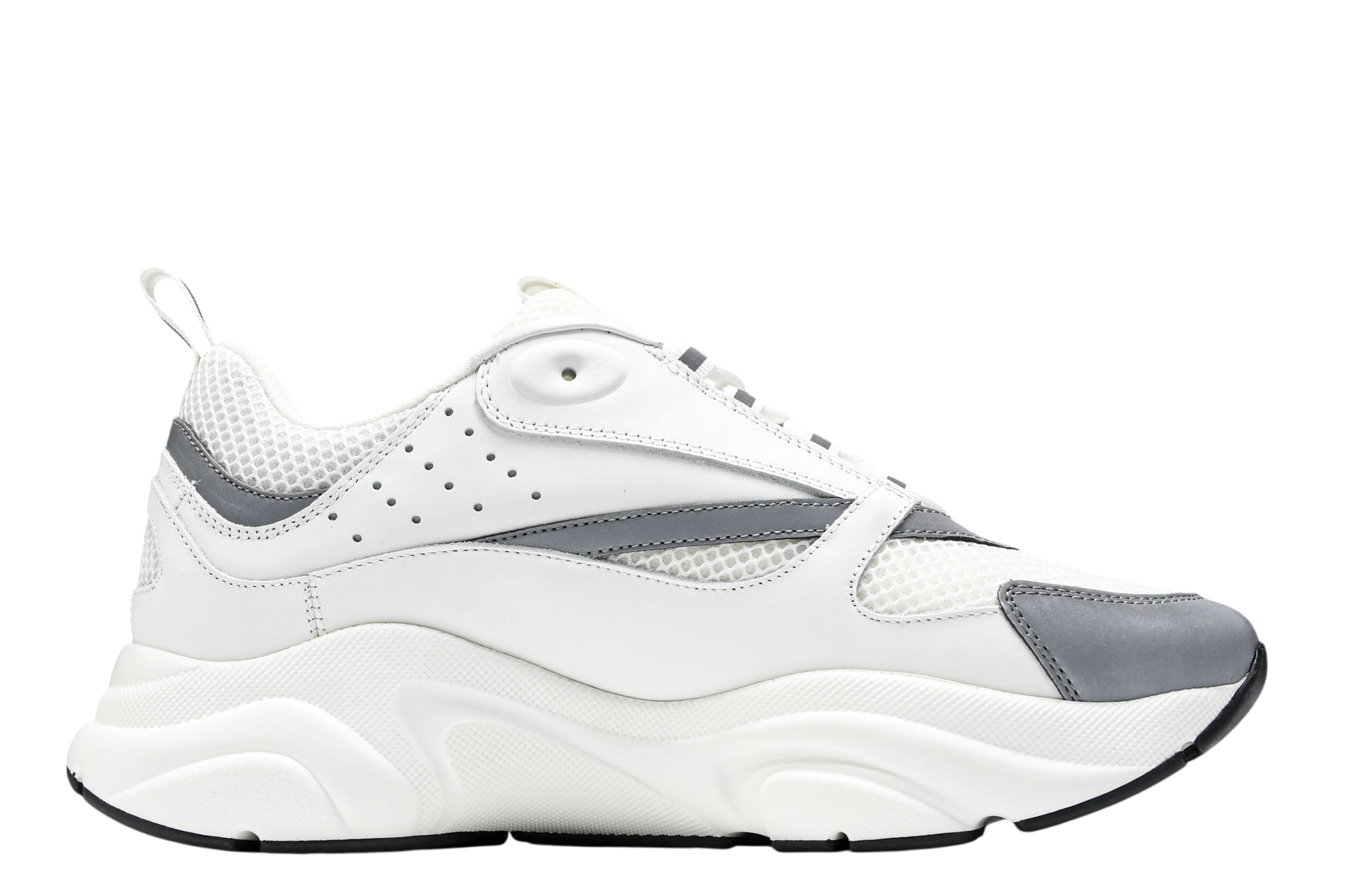 Dior B22 White Silver Luxury Sneaker - Premium Streetwear Athletic Design