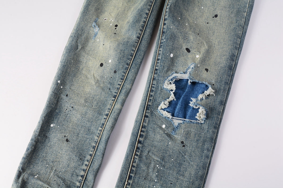 Purple Slim Fit Jeans