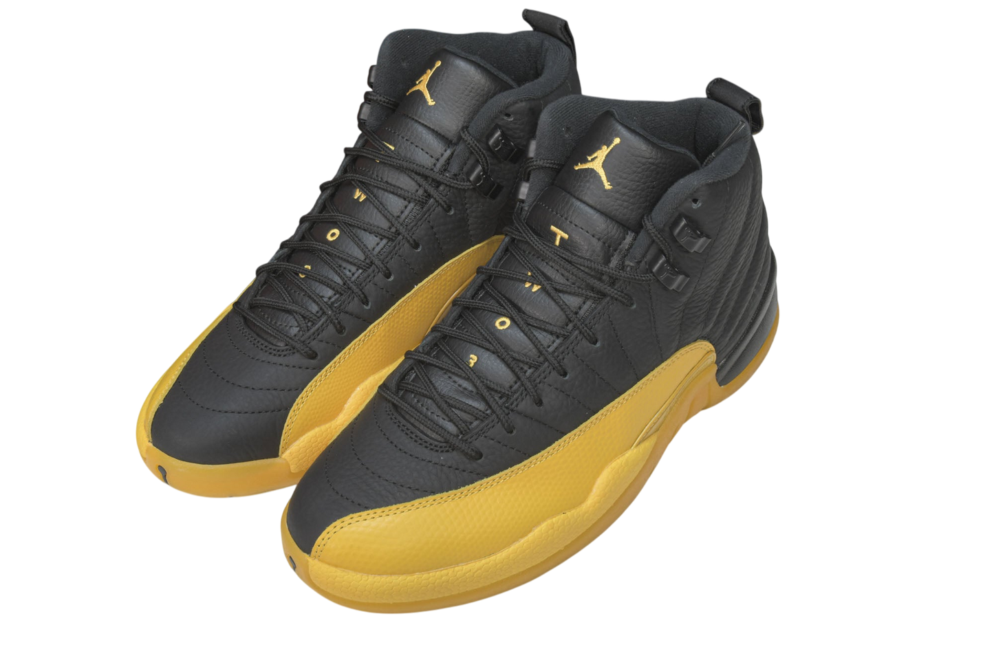 Air Jordan 12 Retro Black University Gold High-Quality Basketball Streetwear Sneaker