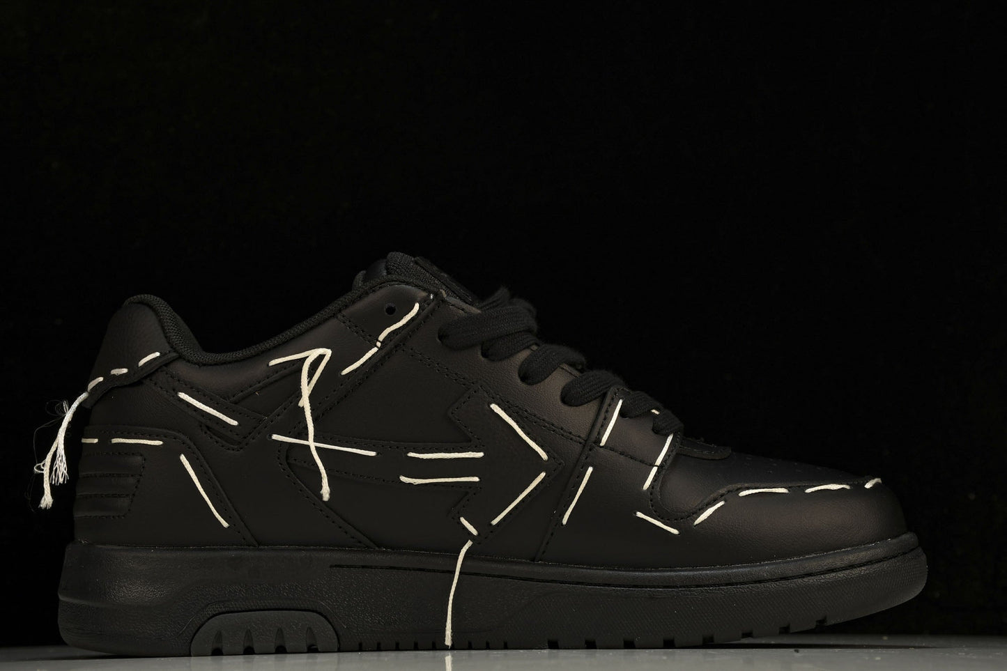 Off-White Out Of Office Sartorial Stitch Premium Leather Casual Low-Top Sneakers