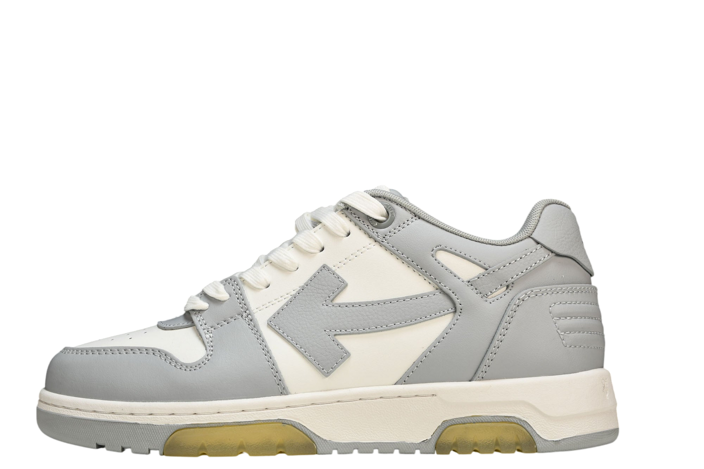 Off-White Out Of Office OOO Low-Top Sneakers Grey White Casual Shoes
