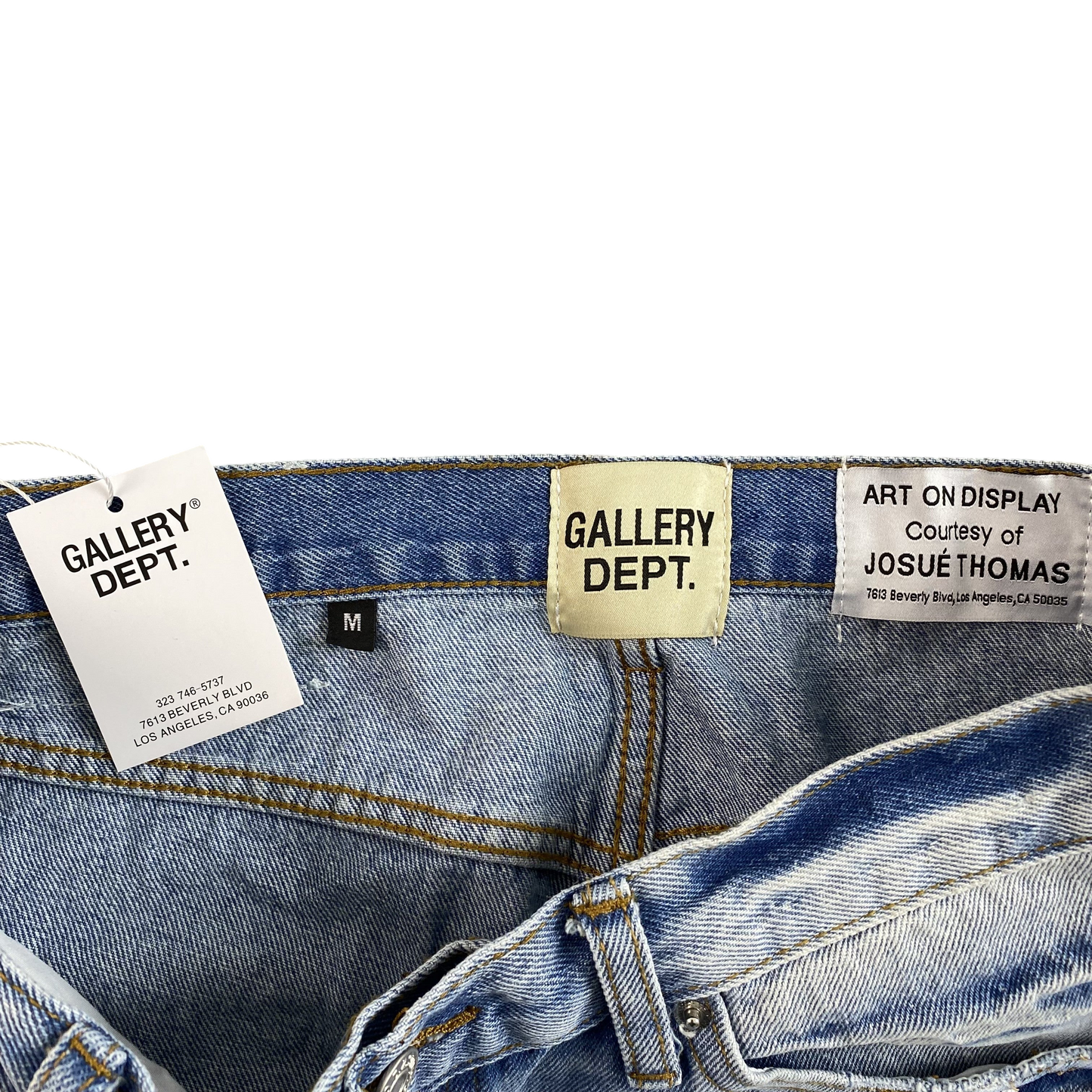 Gallery Dept Indiana Flare Jeans: Vintage Distressed Denim, Iconic Style