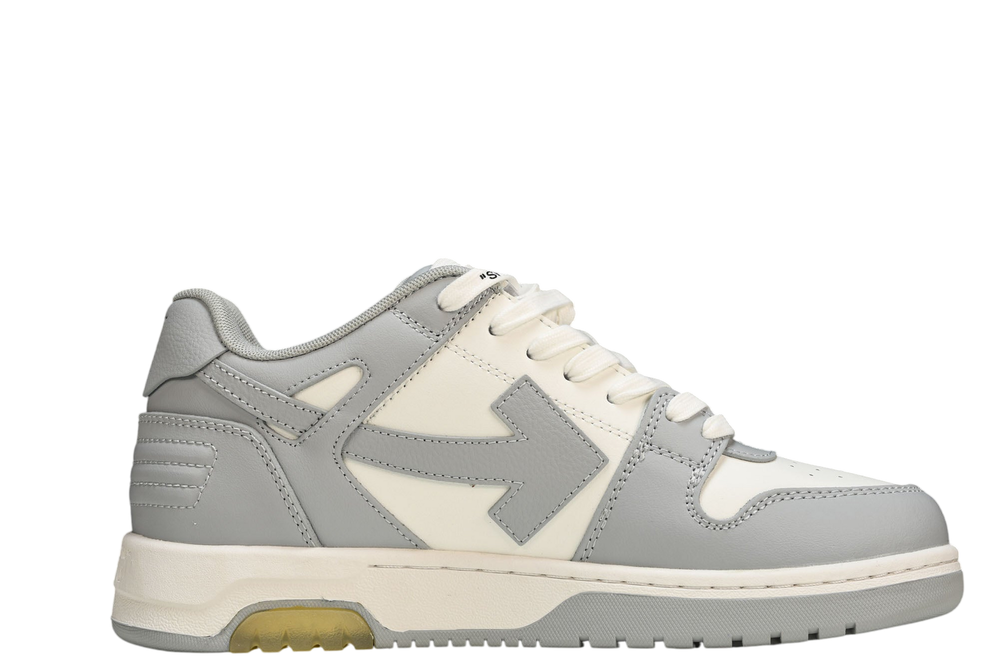 Off-White Out Of Office OOO Low-Top Sneakers Grey White Casual Shoes