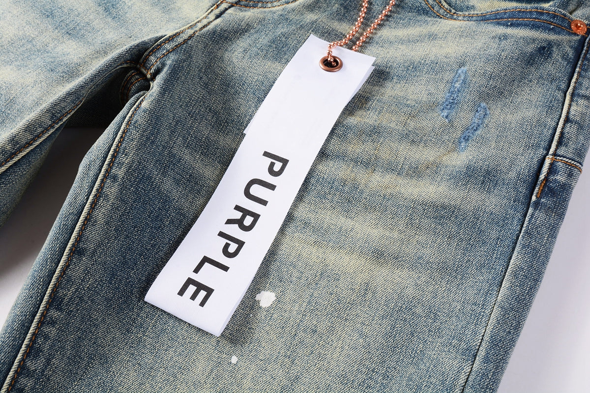 Purple Slim Fit Jeans