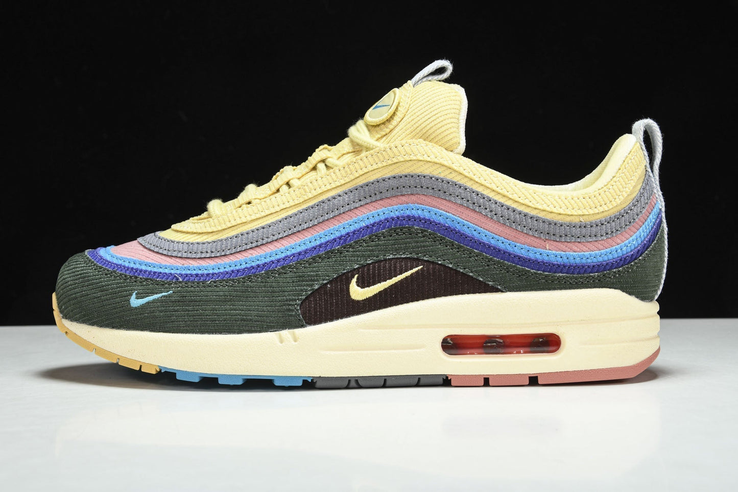 Nike Air Max 1/97 Sean Wotherspoon Multi-Color Corduroy Lifestyle Sneakers
