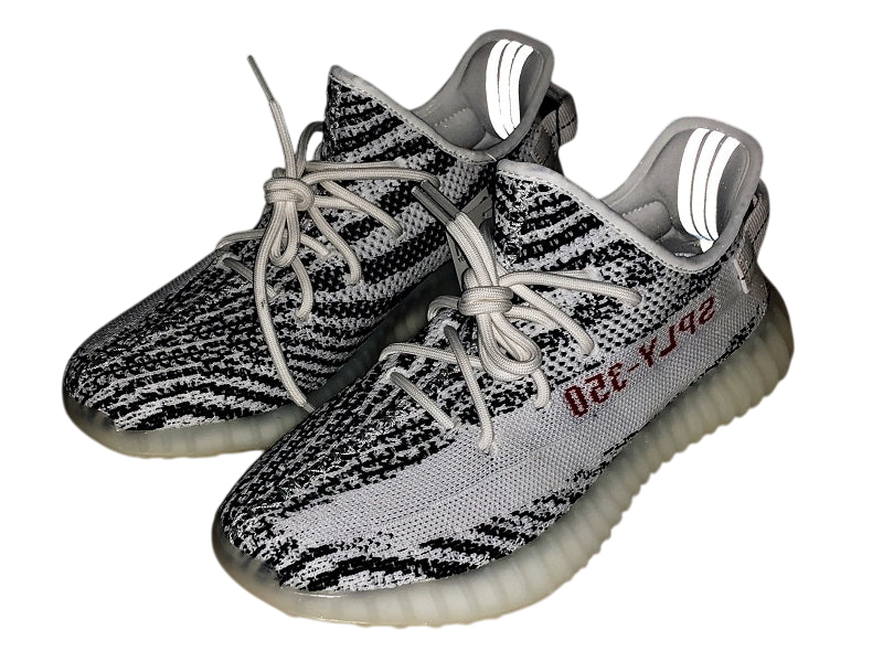 Adidas Yeezy Boost 350 V2 Zebra Iconic Primeknit Sneakers Comfortable Lightweight Footwear