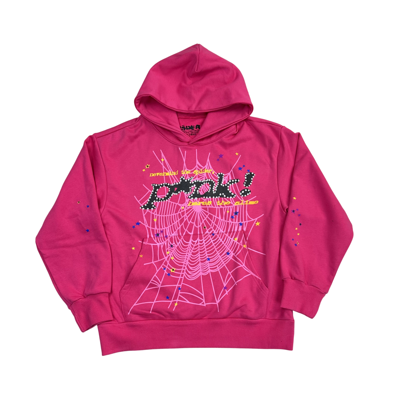 Sp5der Pink Pullover Hoodie: Cozy, Stylish, Unisex Streetwear Essential