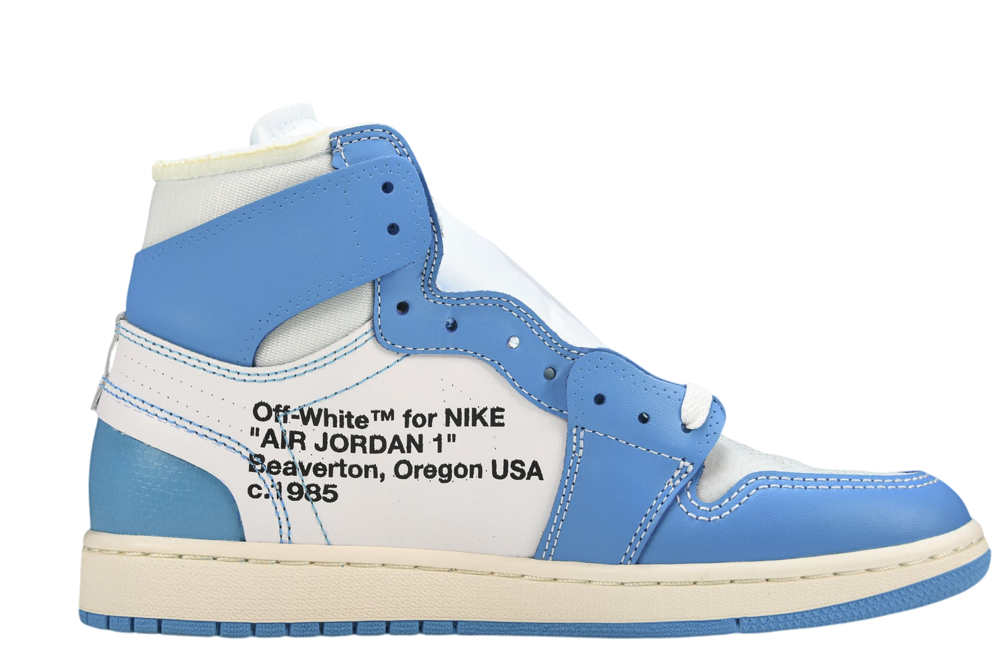 Nike Air Jordan 1 Retro High Off-White UNC Classic Basketball Shoes