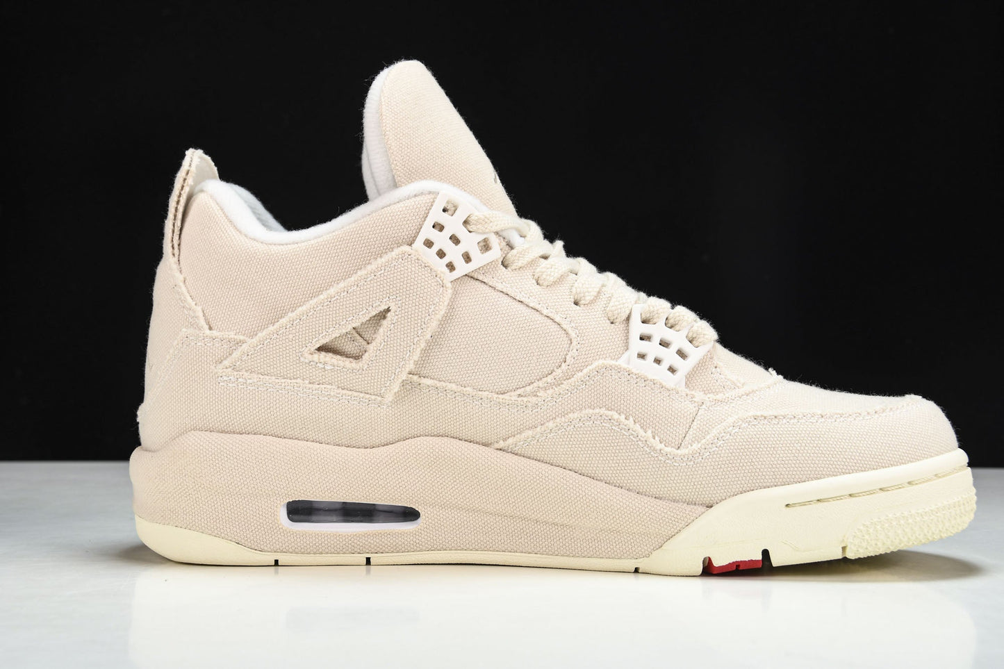 Air Jordan 4 Retro Blank Canvas Sneakers: Iconic Style, All-Day Comfort