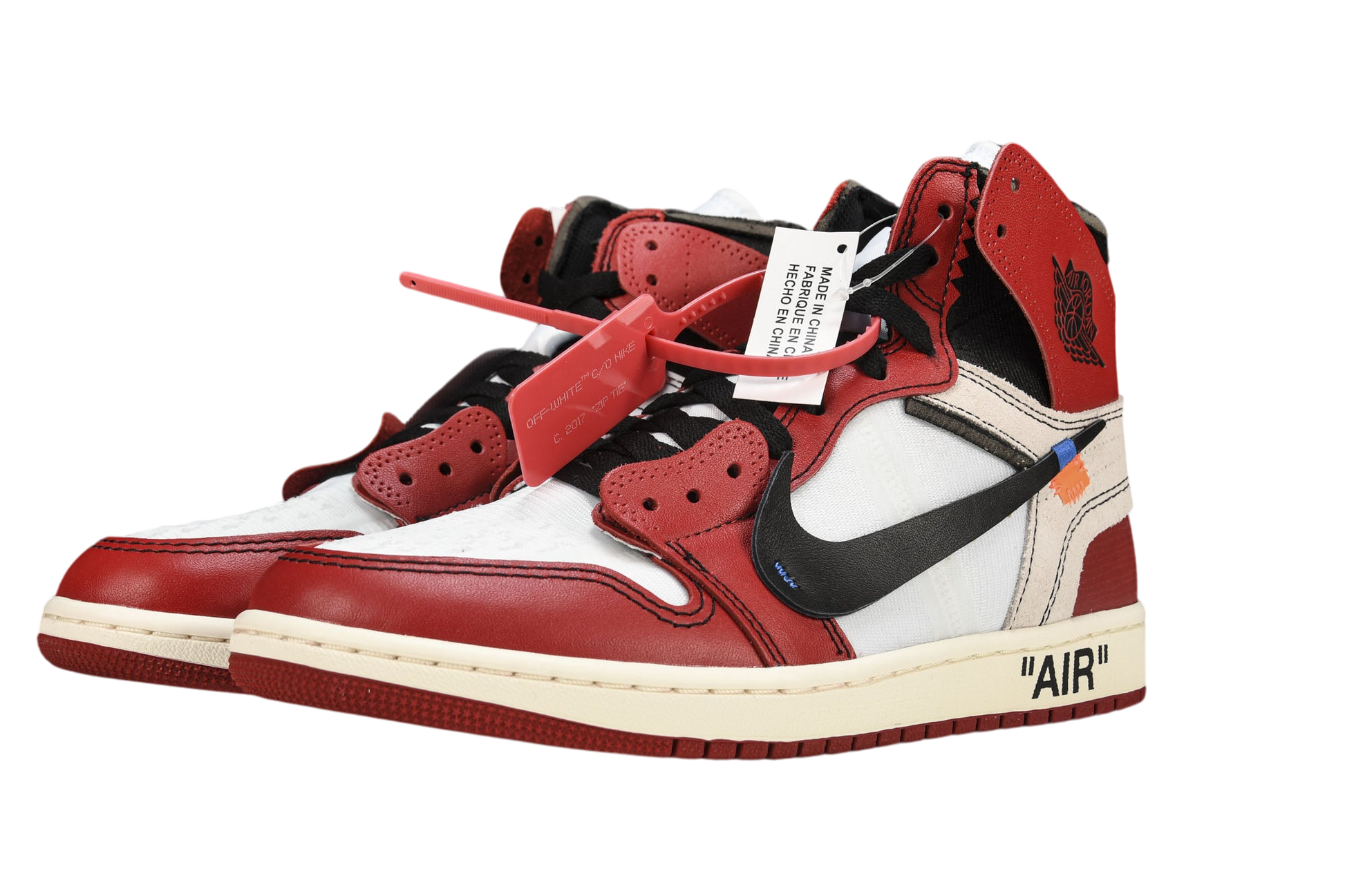 Exclusive Air Jordan 1 Retro High Off-White Chicago Sneakers - Iconic Design