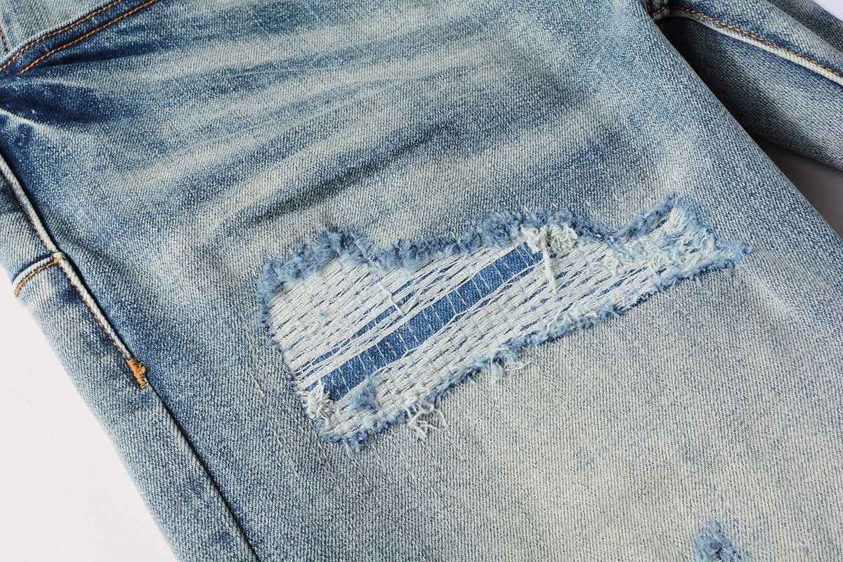 Purple High Waist Jeans