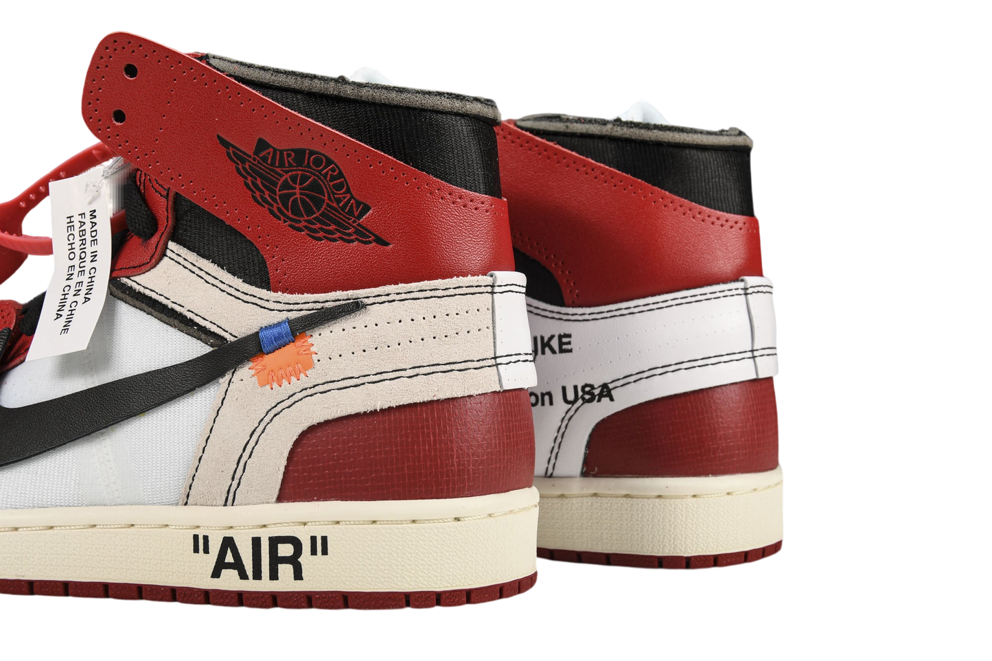 Exclusive Air Jordan 1 Retro High Off-White Chicago Sneakers - Iconic Design
