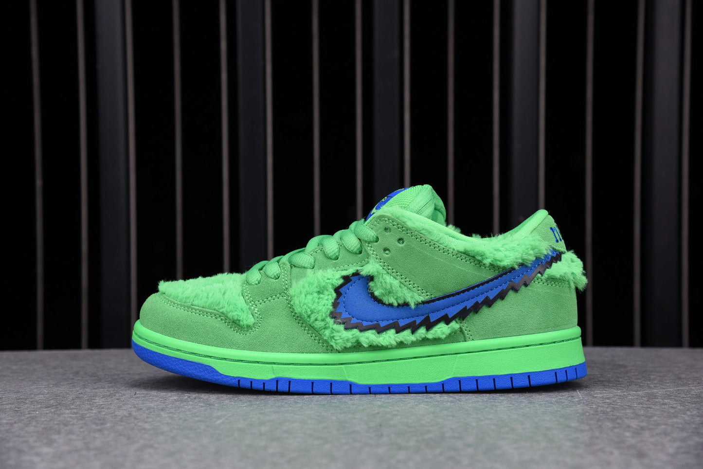Nike SB Dunk Low Grateful Dead Green Bear Plush Limited Edition Sneakers