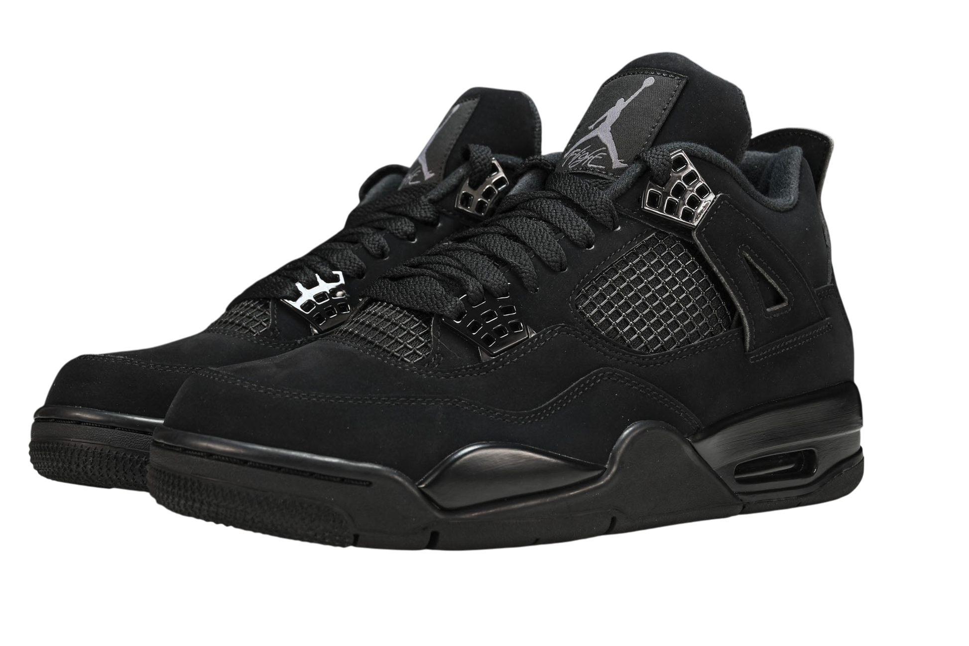 Air Jordan 4 Retro Black Cat 2020 Premium Suede Men's Iconic Sneakers