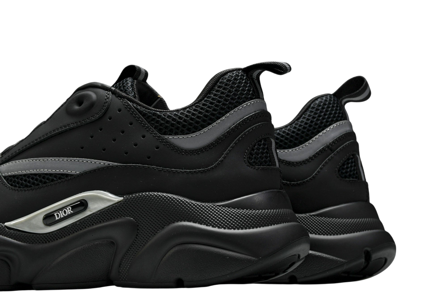 Dior B22 Black Silver Men's Designer Sneakers - Premium Fashion Streetwear Shoes