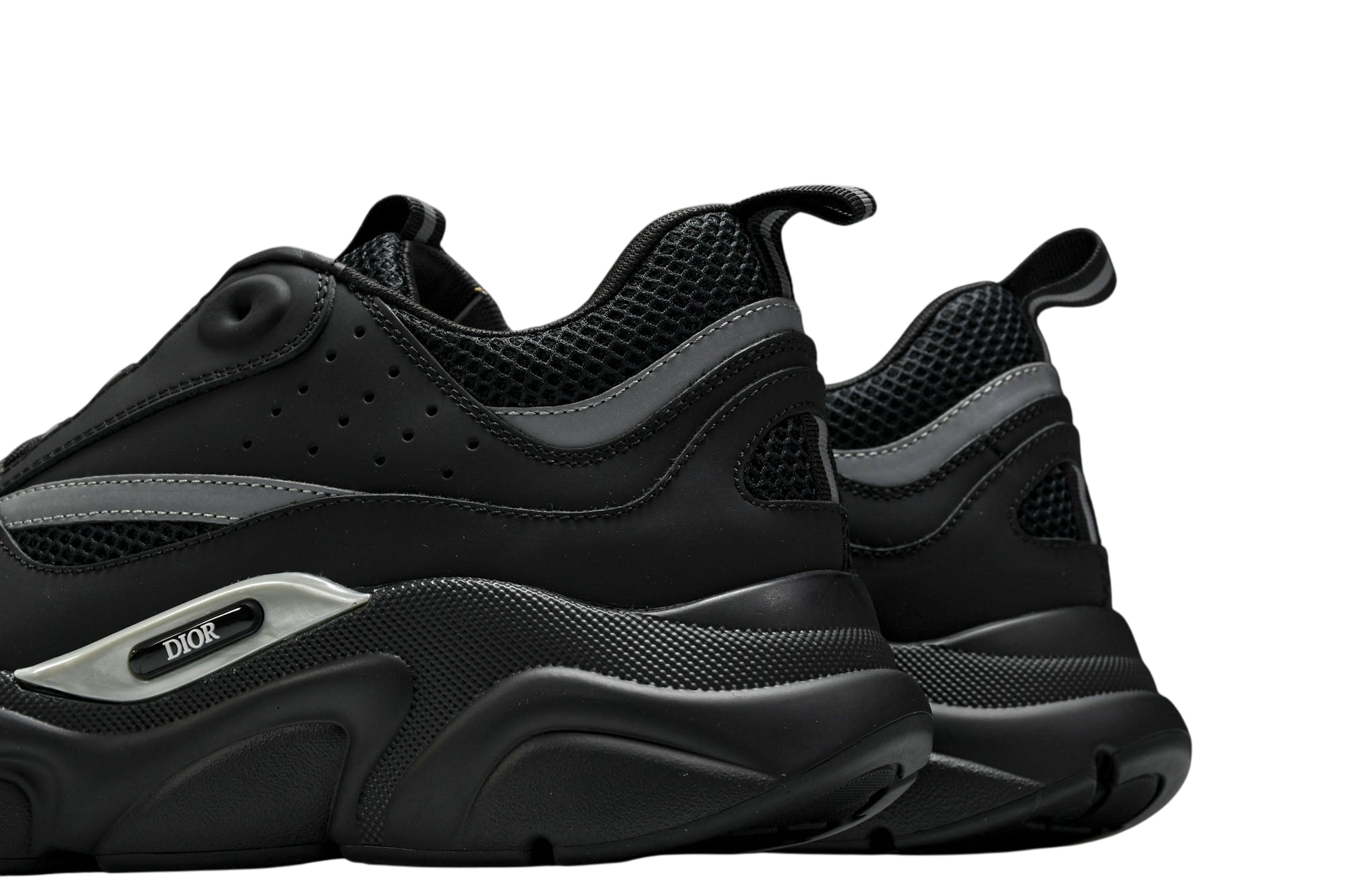 Dior B22 Black Silver Men's Designer Sneakers - Premium Fashion Streetwear Shoes