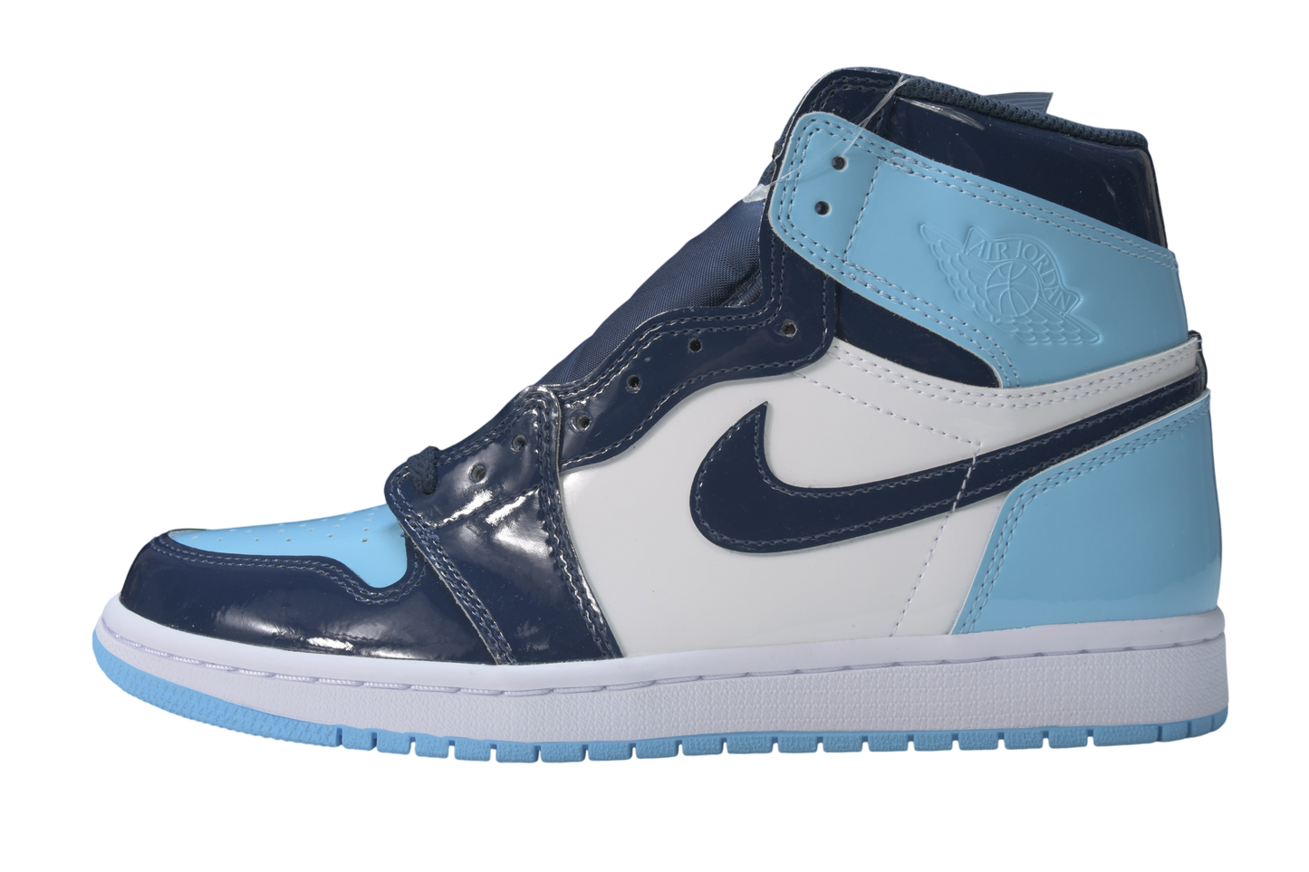 Air Jordan 1 Retro High UNC Patent: Iconic Blue White Premium Sneakers