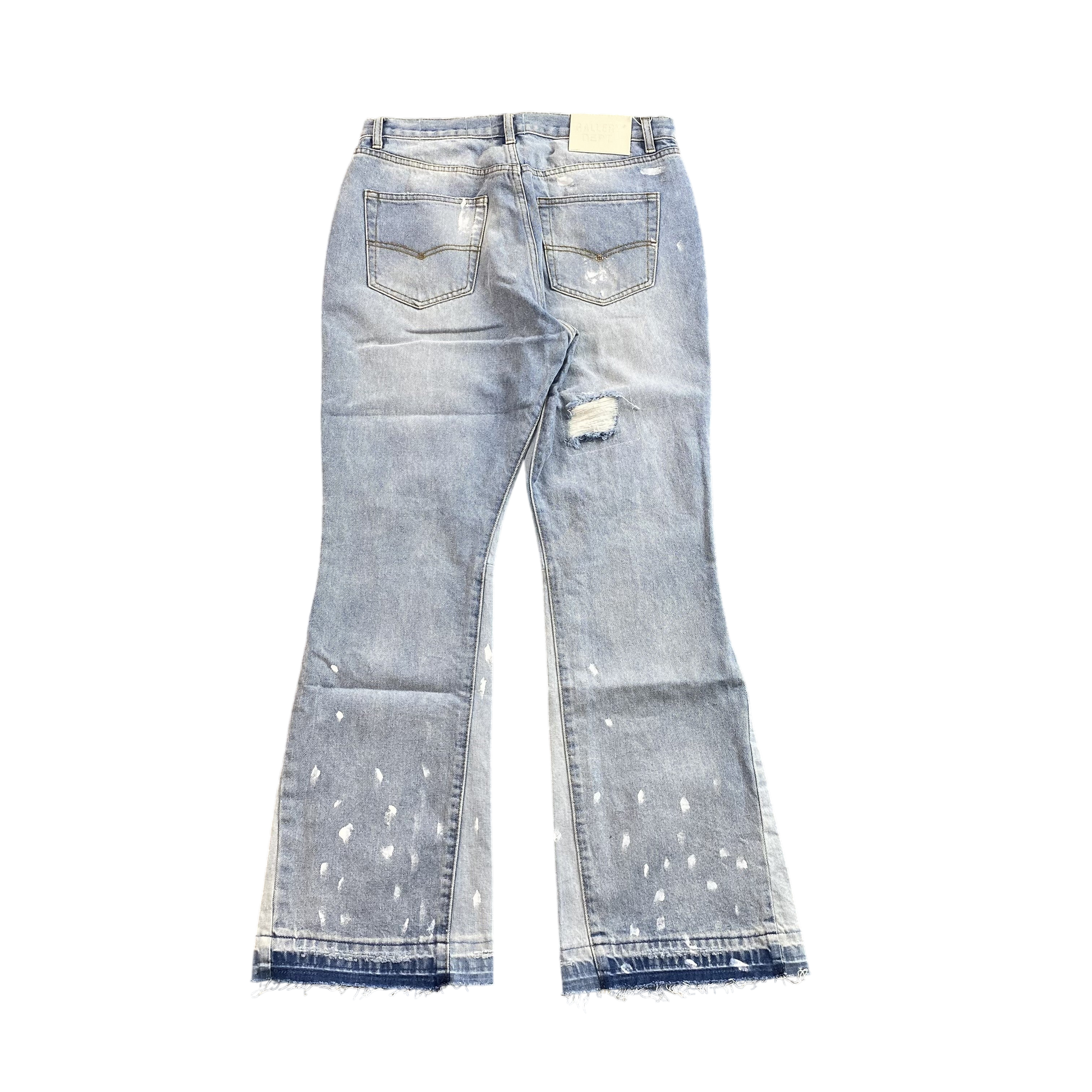 Gallery Dept Indiana Flare Jeans: Vintage Distressed Denim, Iconic Style