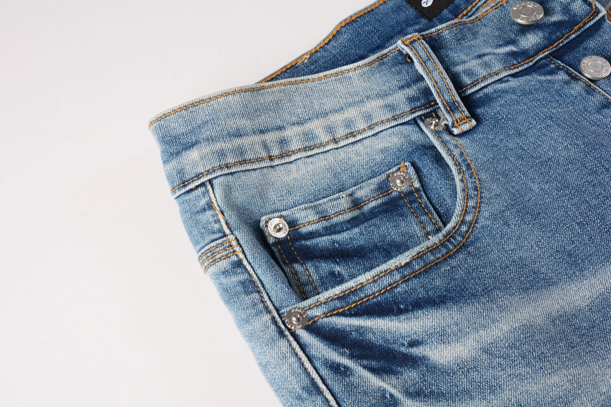 Purple High Waist Jeans