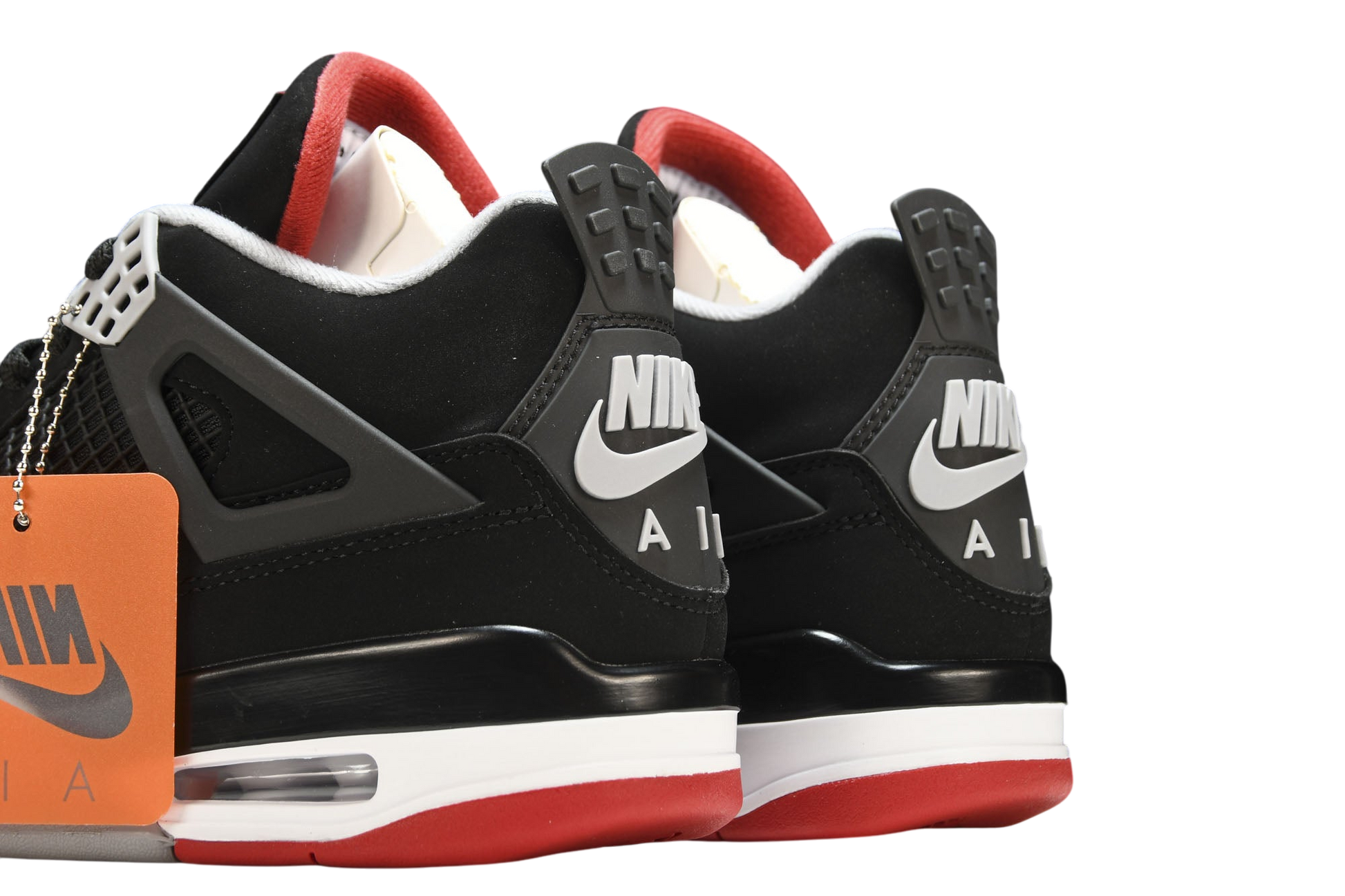 Iconic Air Jordan 4 Retro Bred Sneakers: Classic Style, Premium Comfort, Durable Build