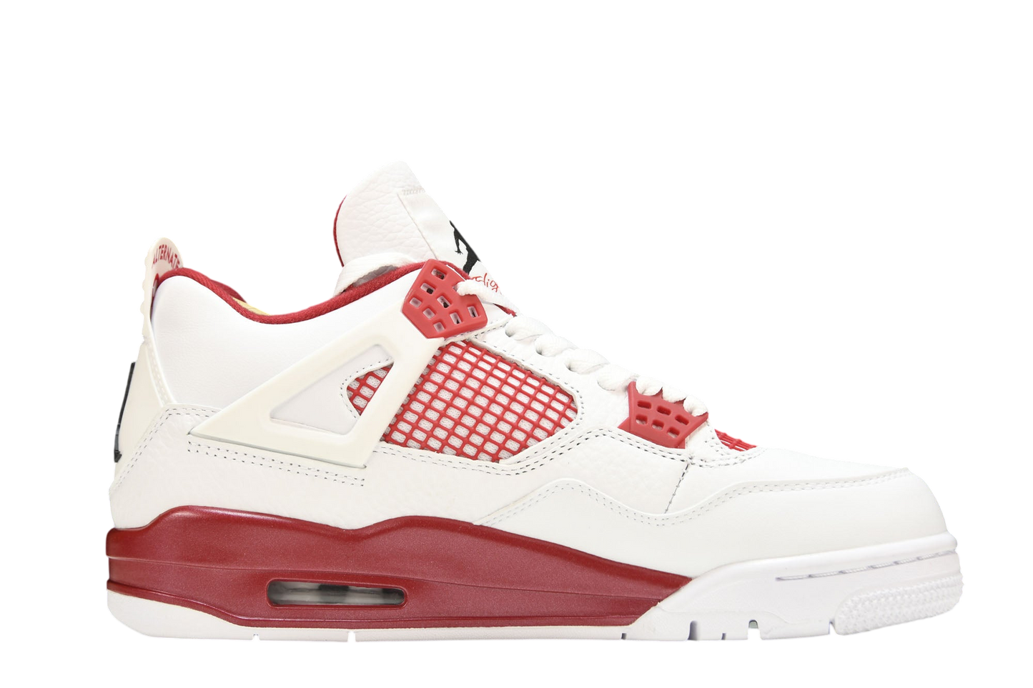 Iconic Air Jordan 4 Retro 'Alternate 89' Sneakers - Classic Red/White Style