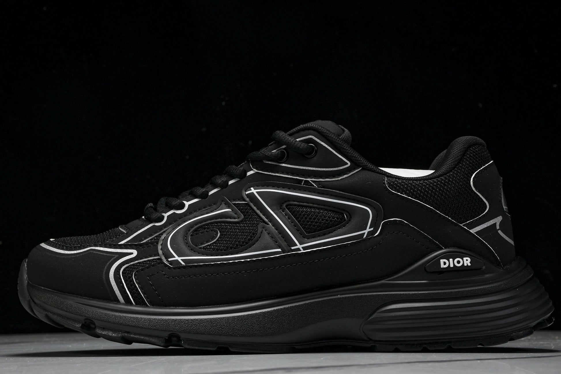 B30 Triple Black Fashion Streetwear Sneaker - High Quality Comfort & Style