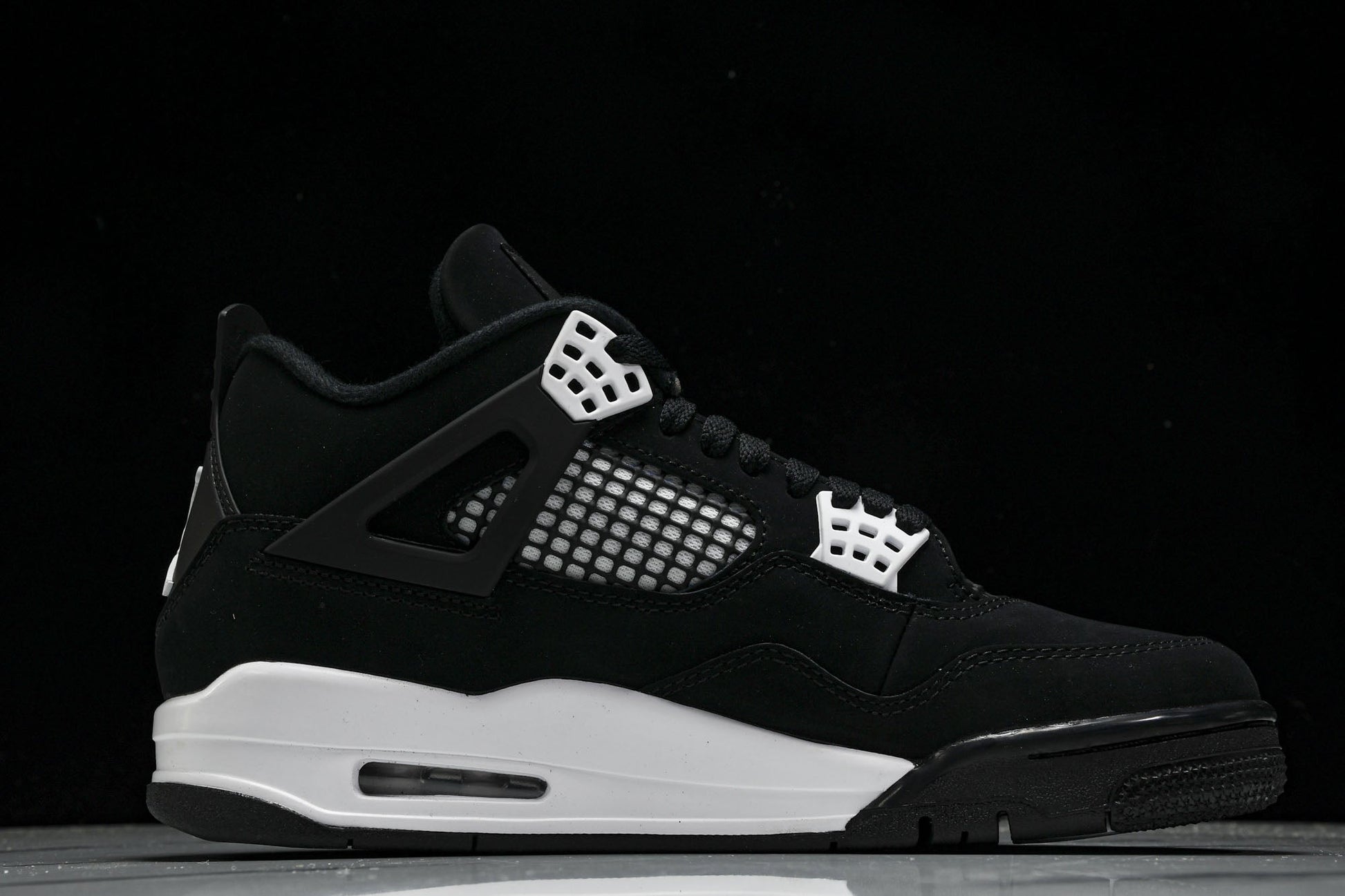 Iconic Air Jordan 4 Retro White Thunder Sneakers: Premium Comfort & Bold Style