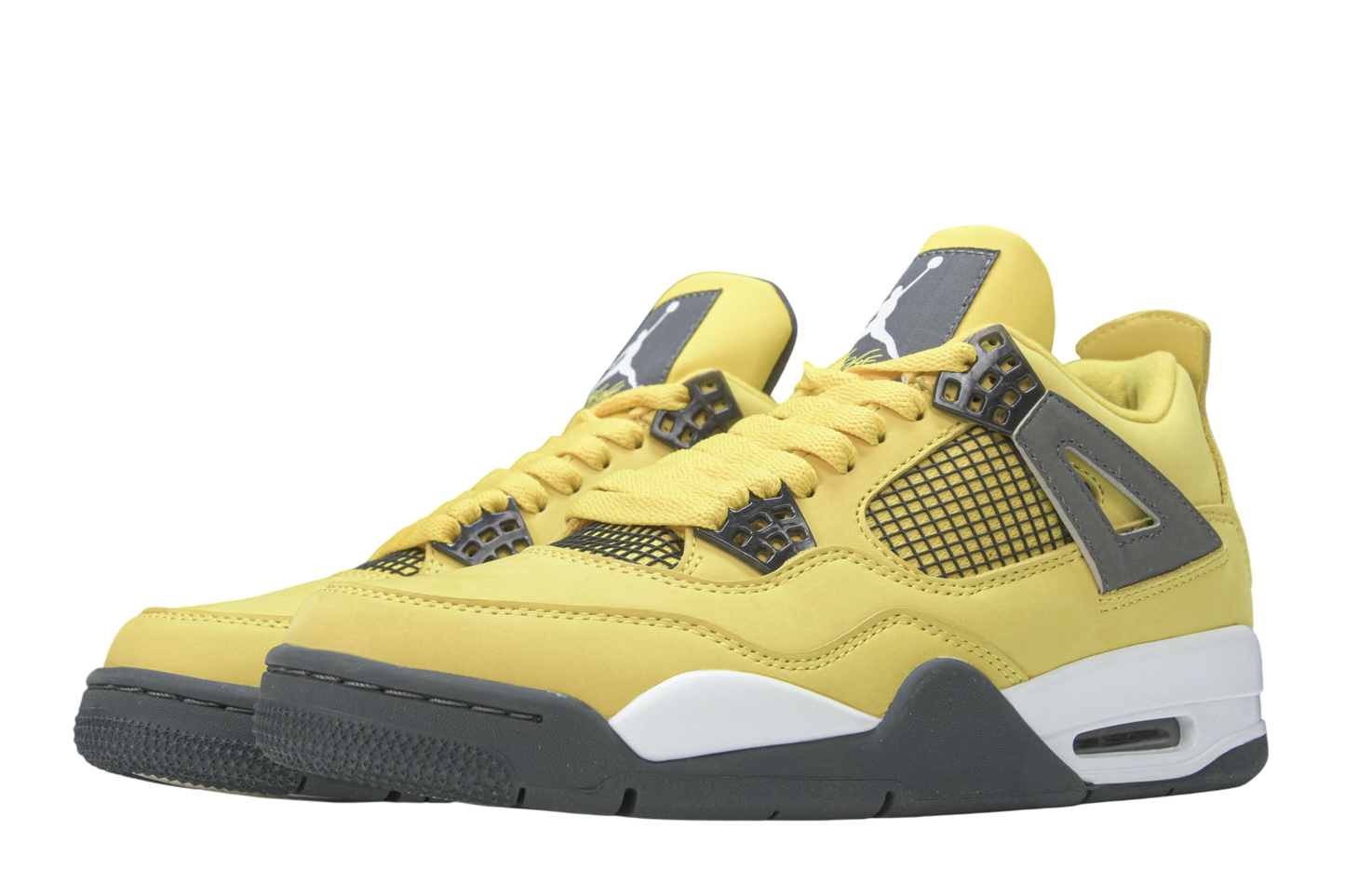 Air Jordan 4 Retro Lightning 2021 Edition: Iconic Yellow Black Sneaker