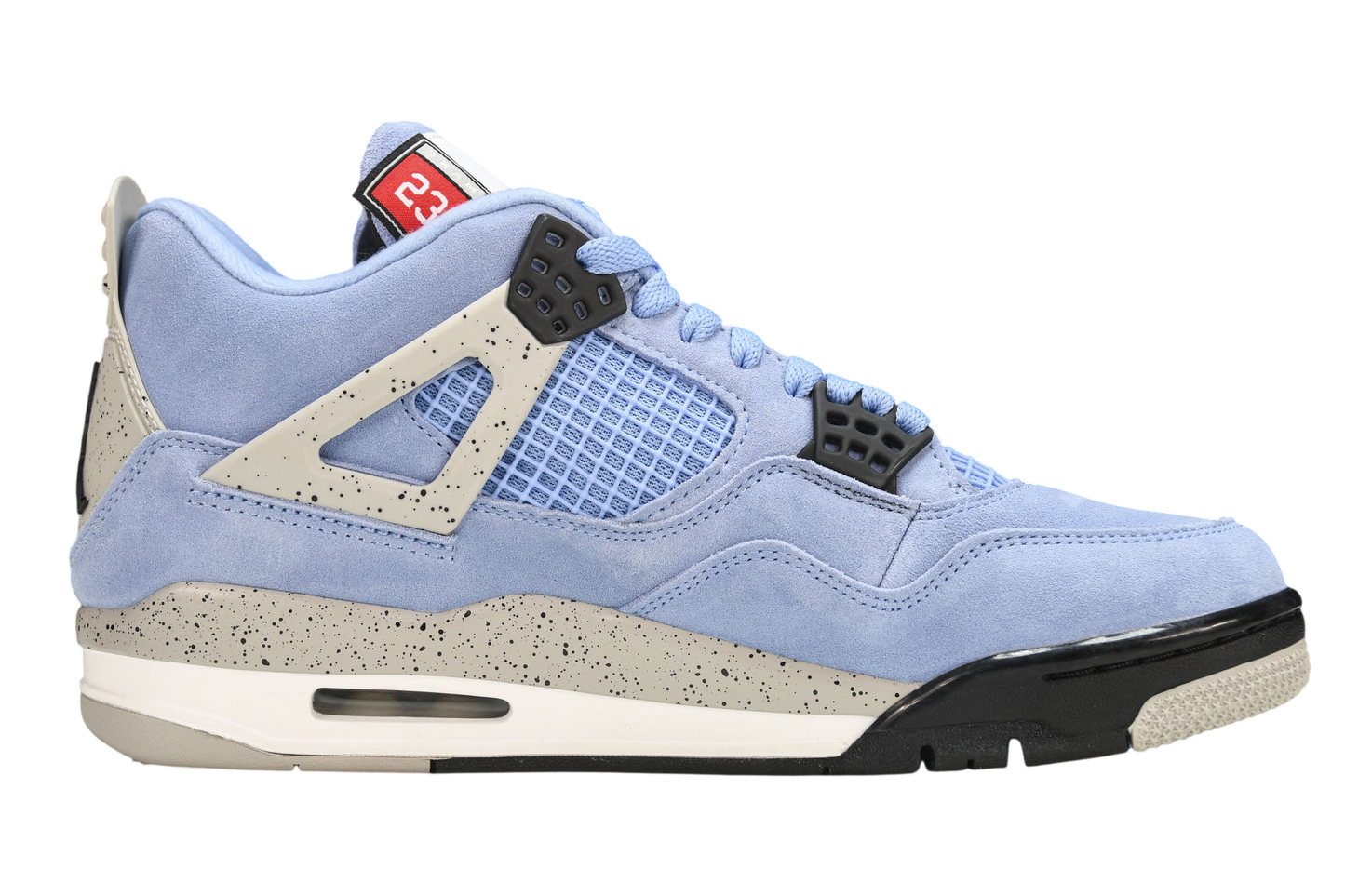 Air Jordan 4 Retro University Blue Sneakers - Iconic Men's Style