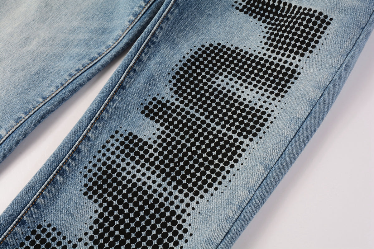 Purple High Waist Jeans