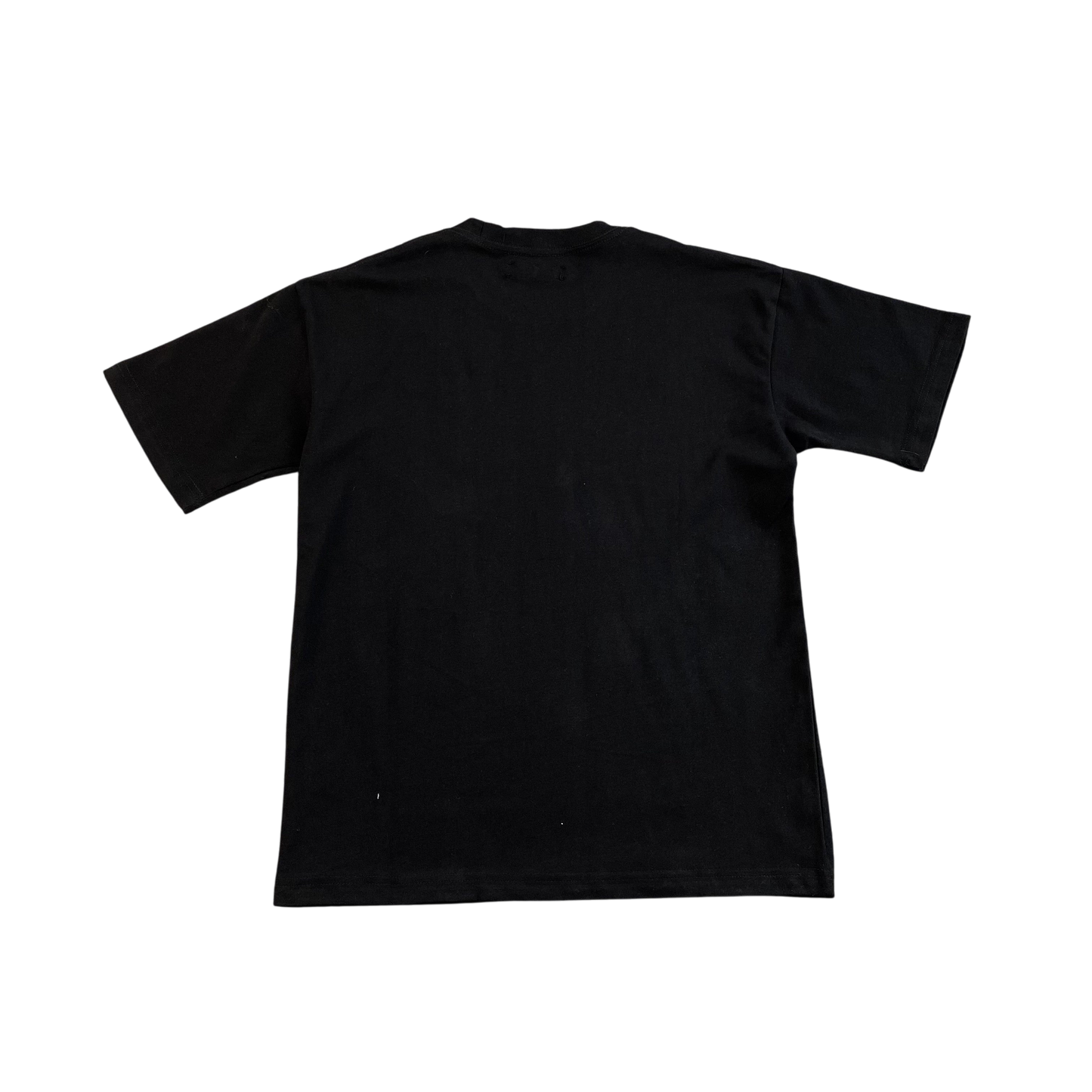 Amiri Hollywood Black White Cotton Crewneck T-Shirt Men's Luxury Fashion Tee