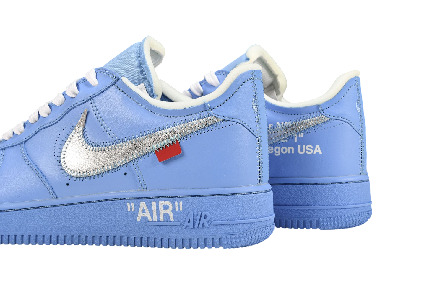 Nike Air Force 1 Low Off-White MCA University Blue Sneakers Iconic Style