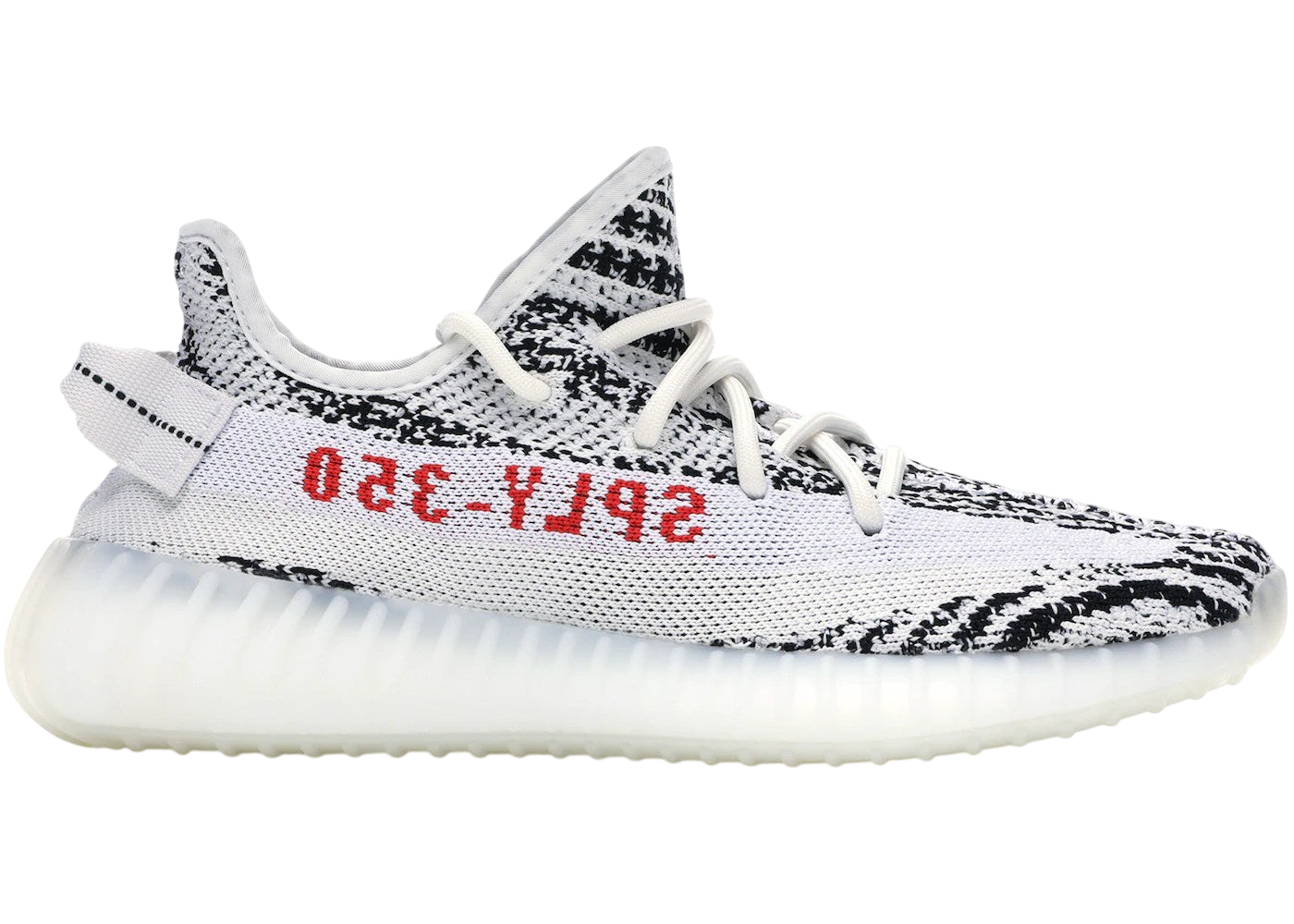 Adidas Yeezy Boost 350 V2 Zebra Iconic Primeknit Sneakers Comfortable Lightweight Footwear