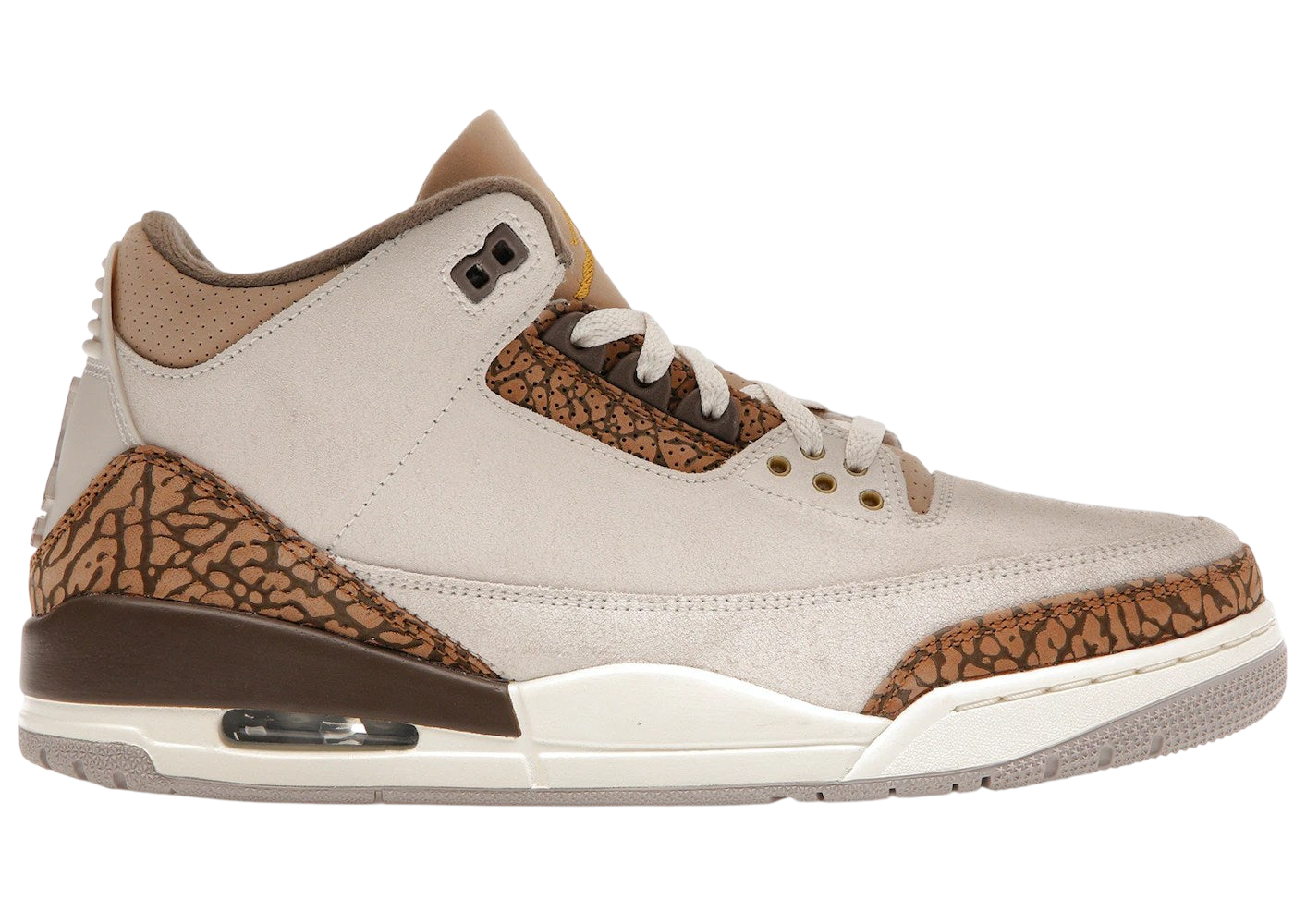 Air Jordan 3 Retro Palomino Sneakers: Premium Leather, Iconic Style, Supreme Comfort